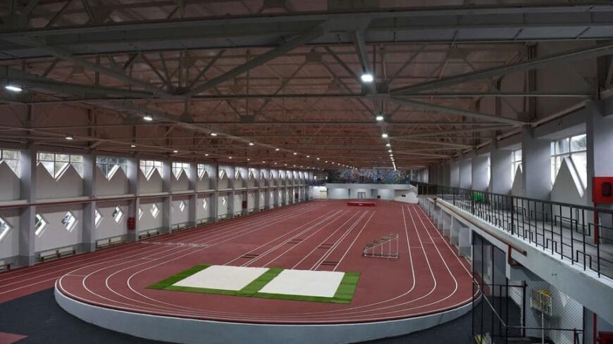 Reconstruction of the track and field arena